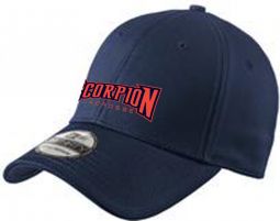 New Era Structured Stretch Cotton Cap, Navy